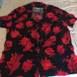 FOREVER 21 MEN'S SHIRT WITH MATCHING MASK